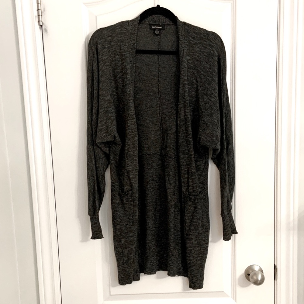 Charcoal grey cardigan